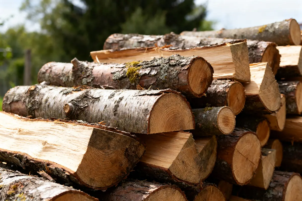 pexels-michal-pech-213601-757318 (1) Bûches empilées avec écorce pour bois de chauffage à 40 euros le stère